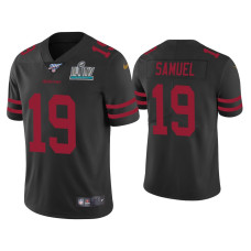 Men San Francisco 49ers #19 Deebo Samuel Super Bowl LIV Black Vapor Limited Jersey