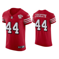 Men San Francisco 49ers #44 75th Anniversary Kyle Juszczyk Scarlet Elite Jersey