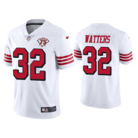 Men San Francisco 49ers #32 75th Anniversary Ricky Watters White Limited Jersey