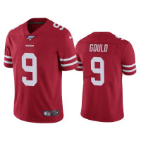 Men San Francisco 49ers #9 Robbie Gould 100th Season Scarlet Vapor Limited Jersey