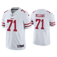 Men San Francisco 49ers #71 Vapor Limited Trent Williams 49ers White Jersey