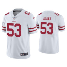 Men San Francisco 49ers #53 Tyrell Adams Vapor Limited White Jersey