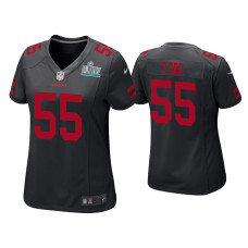 Women San Francisco 49ers #55 Dee Ford Super Bowl LIV Black Game Jersey