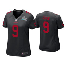 Women San Francisco 49ers #9 Robbie Gould Super Bowl LIV Black Game Jersey