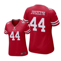 Women San Francisco 49ers #44 Scarlet Kyle Juszczyk Nike Game Jersey