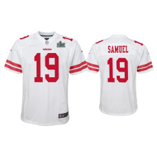 Youth San Francisco 49ers #19 Deebo Samuel Super Bowl LIV White Game Jersey