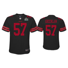 Youth San Francisco 49ers #57 Dre Greenlaw Super Bowl LIV Black Game Jersey