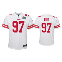 Youth San Francisco 49ers #97 Nick Bosa Super Bowl LIV White Game Jersey