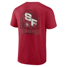 San Francisco 49ers Profile Big & Tall Two-Sided T-Shirt - Scarlet