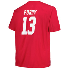 Brock Purdy San Francisco 49ers Fanatics Branded Big & Tall Player Name & Number T-Shirt - Scarlet