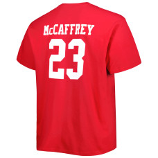 Christian McCaffrey San Francisco 49ers Fanatics Branded Big & Tall Player Name & Number T-Shirt - Scarlet