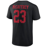 Christian McCaffrey San Francisco 49ers Fanatics Branded Icon Player Name & Number T-Shirt - Black