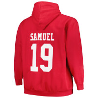 Deebo Samuel San Francisco 49ers Fanatics Branded Big & Tall Fleece Name & Number Pullover Hoodie - Scarlet