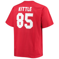 George Kittle San Francisco 49ers Fanatics Branded Big & Tall Player Name & Number T-Shirt - Scarlet