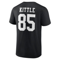 George Kittle San Francisco 49ers Fanatics Branded Icon Player Name & Number T-Shirt - Black