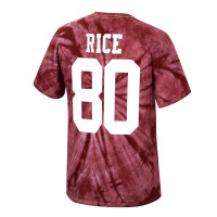 Jerry Rice San Francisco 49ers Mitchell & Ness Tie-Dye Super Bowl XXIII Retired Player Name & Number T-Shirt - Scarlet