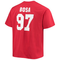 Nick Bosa San Francisco 49ers Fanatics Branded Big & Tall Player Name & Number T-Shirt - Scarlet