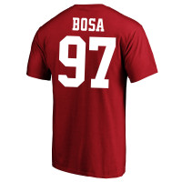 Nick Bosa San Francisco 49ers Fanatics Branded Super Bowl LVIII Big & Tall Player Name & Number T-Shirt - Scarlet