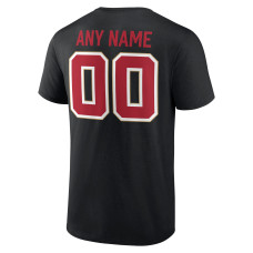 San Francisco 49ers Fanatics Branded Super Bowl LVIII Personalized Name & Number T-Shirt - Black