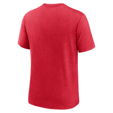 San Francisco 49ers Nike Local Tri-Blend T-Shirt - Heather Scarlet