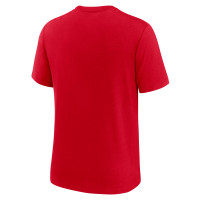 San Francisco 49ers Nike Playback Logo Tri-Blend T-Shirt - Scarlet