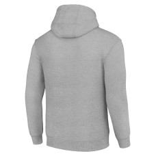 San Francisco 49ers Starter Color Scratch Fleece Pullover Hoodie - Heather Gray